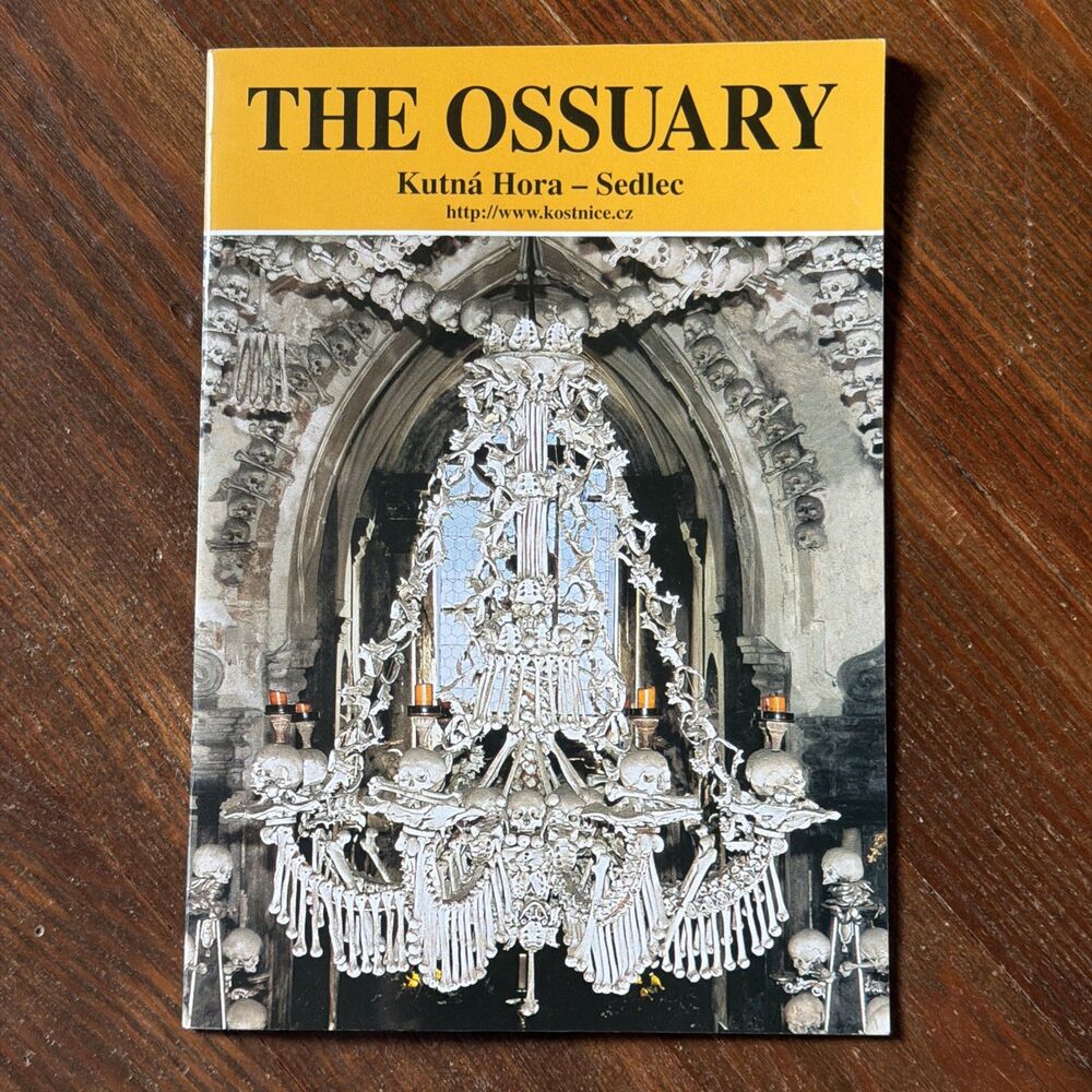 The Ossuary Kutna Hora Sedlec Booklet Chech Republic Monastery Gothic